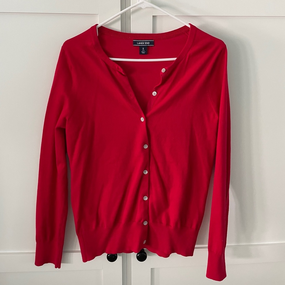 Lands End Women’s Cardigan - Small